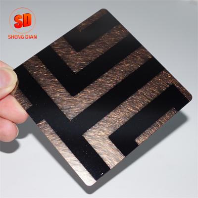 China Alibaba Website Anti Vibration Stainless Steel Plate Decoration Fingerprint 201 Cost for sale