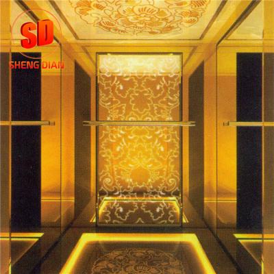 China Hot Decoration Products Customized Elevator SS Mirror Etching 430 Stainless Steel Sheet 316 Magnet China for sale