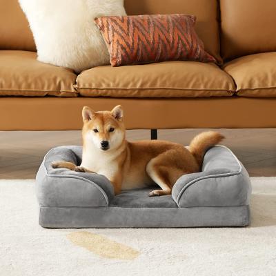 China Amazon Stored Hot Selling Waterproof Washable Pet Bed Sofa For Large Dog for sale