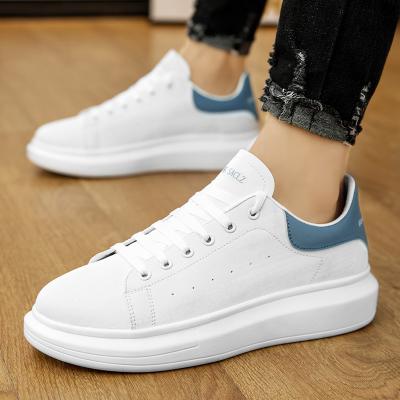 China Luxury mens designer shoes custom white casual men's thick bottom shoes fashion trend private label sneakers logo for sale