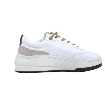 China Fashion Trend PU Skateboard Custom Made Breathable Comfortable Lace Up Durable Upper Shoes for sale