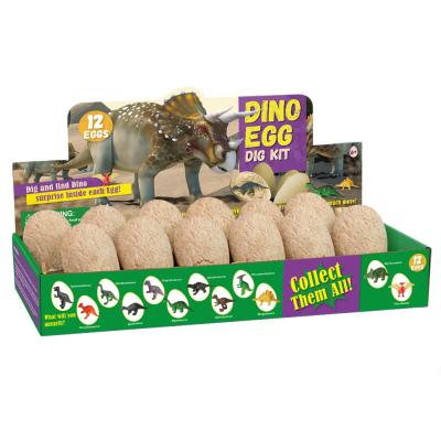 China Archaeological Children Model 4-6 Years Old Dinosaur Simulation Dinosaur Model Funny Educational Toy Dinosaur Educational Egg Excavation Toy for sale