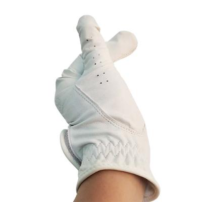 China Good Performance Men Slip Resistant Breathable Magnet Cabretta Leather Golf Glove for sale