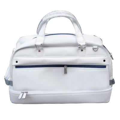 China Wholesale PU Waterproof Mens White Boston Golf Shoe Bag Travel for sale