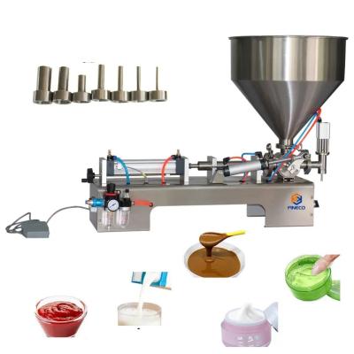 China 10-100ml Filling Machine for Water Cream Shampoo Moisturizer Lotion Cosmetic Oil Honey Stick Food Paste for sale