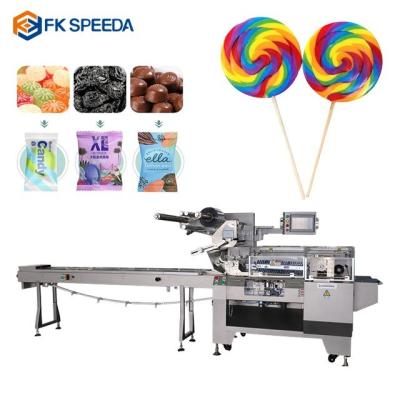 Cina FK-Z602 Macchina di imballaggio automatico ad alta velocità per piccoli dolci/biscotti/barrette di cioccolato tipo cuscino in vendita