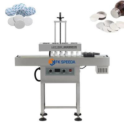 China Glass Bottle Small Automatic Induction Aluminum Heat Sealing Machine for Plastic Bottle for sale