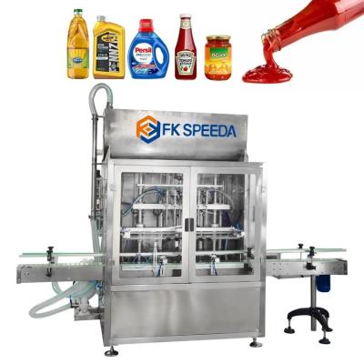 China FKF-H Six-Head Liquid Filling Machine for Small Bottle Drinking Water Production Line for sale