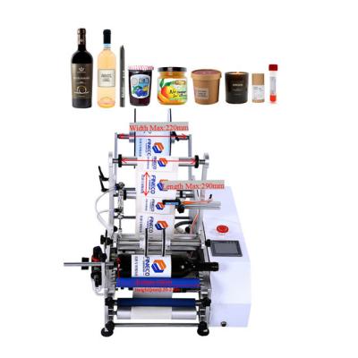 China Wine Bottle Sticker Round Water Semi Automatic Digital Bottle Labeling Machine 50 Hz for sale