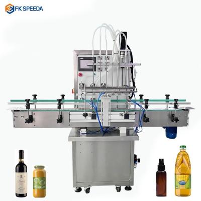 China Máquina de llenado de botellas de aceite líquido, agua y vino de 10-100 ml con volumen de llenado personalizable en venta