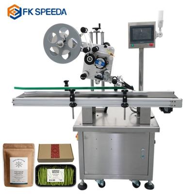 China Fully Automatic Sticker Plastic Bag Paging Labeling Machine for Carton Box Bag Pouch for sale