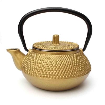 China Sustainable Japanese Style Kettle Cast Iron Teapot With Strainer Kettle Coffee Teapot for sale