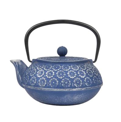 China 500ml Cast Iron Sustainable Saurmetal European Nordic Magic Tea Cup Teapot for sale