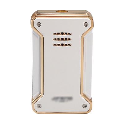 China Refillable Lighters Cigarette Cigar Zinc Alloy Gas Lighter With OEM Logo for sale