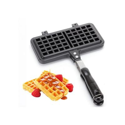 China Non-Stick Double Headed Breakfast Egg Waffle Pan Eco-Friendly Sustainable for sale