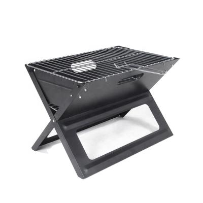 China Easily Assembled Portable Folding X Style BBQ Stove Folding Camp Oven BBQ Grill for sale