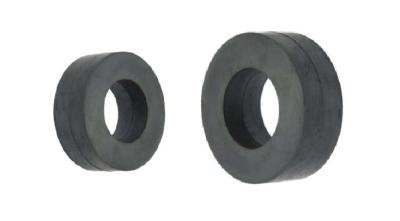 China Kundengebundene Hochleistung Ring Ferrite Magnet Charcoal Gray für DC-Motor zu verkaufen