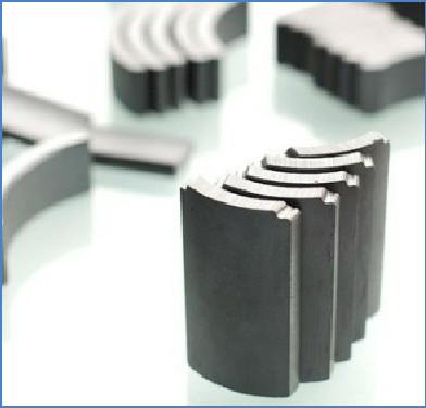 China Gray Ferrite Motor Magnets Permanent-de Magneet IATF 16949 van de Magnetengelijkstroom Motor Te koop