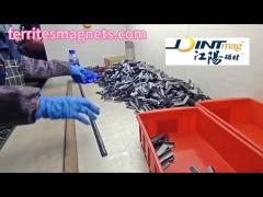 gym permanet sintered ferrite magnet tiles segments pieces