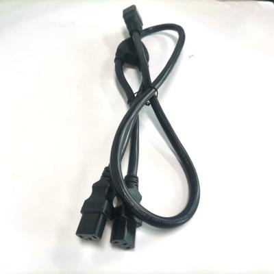 China Heavy Duty COMPUTER 20A 15A 5FT 6FT 1.5m Y Power Cord 2 Splitter Branch C20 To Double C13 for sale