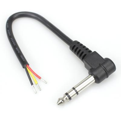 China Speaker 6.35 Mm Stereo Extension Cable Speaker Jack for sale