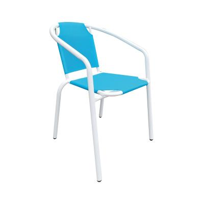 China Modern High Quality Bistros Metal Chairs Wholesale Stackable Patio Chairs Outdoor for sale