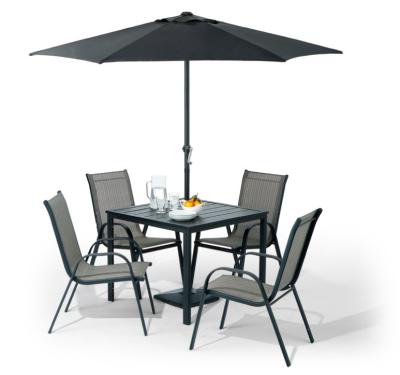 China Modern Manufacturer Wholesale 6 Piece Garden Set Leisure Coffee Table and Chairs Set Outdoor Backyard Furniture for sale