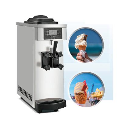 China Snack Factory 3 Flavors Yogurt Maker Soft Ice Cream Machine for sale