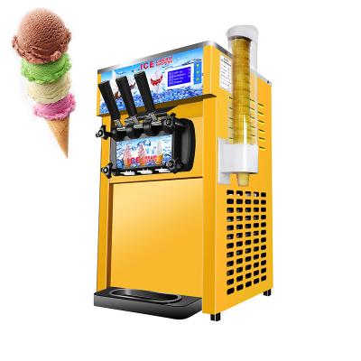 China Snack factory soft ice cream maker yogurt sorbet machine stainless steel electric ice cream machine for home commercial for sale