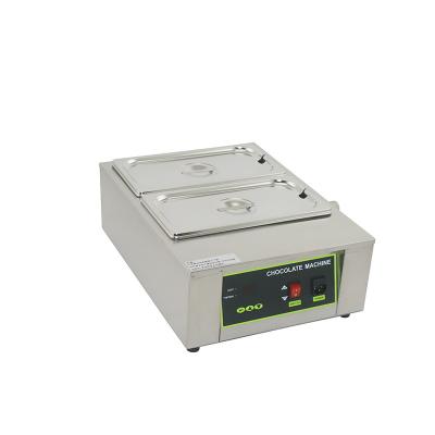 China Snack Factory Commercial 2 Tanks Chocolate Melting Machine Chocolate Maker Melting Machine for sale