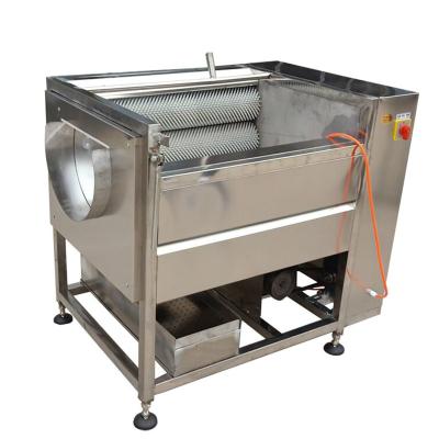 China Root Vegetable Food Industry Equipment Cassava Washing And Peeling Machine 304 Stainless Steel For Fresh Cassava Tubers for sale