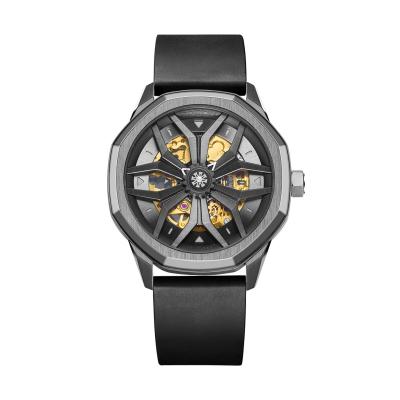 China Mechanical Power Reserve Car Wheel Watch Mens Watch Drop Shipping Mens Luxury Wrist Watch for sale