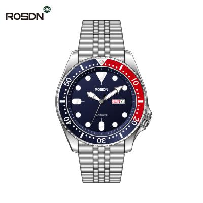 China Power Reserve Brand Quality Tops Luxury Waterproof Custom Logo Automatic Men Watch for sale