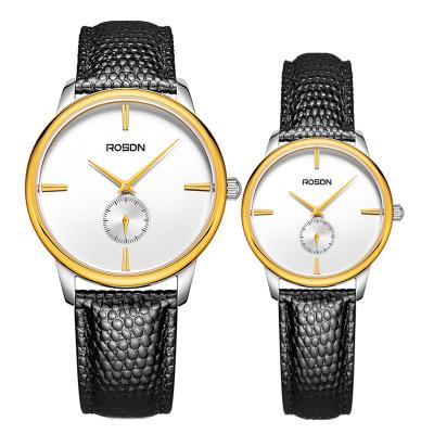 China Power Reserve OEM ODM Private Label Wristwatch Women Men Quartz Watch Japan Movt Couple Watches for sale