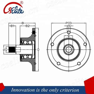 China Factory CSELITE AH-37A-03 Second Generation Agri Hub, Agriculture Bearing, Seeder, Harvester for sale