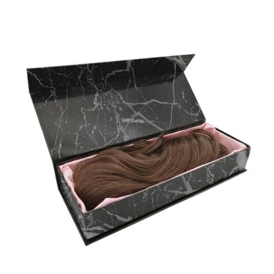 China Recyclable Wholesale Custom Recycled Cardboard Triangle Shape Luxury Marble Leopard Hair Eyelash Paper Gift Box For Packaging for sale