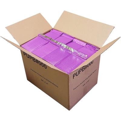 China Shock Resistance Packaging Mailing Bubble Wrap Holographic Mailing Bags Poly Metallic Holographic Bubble Mailers for sale