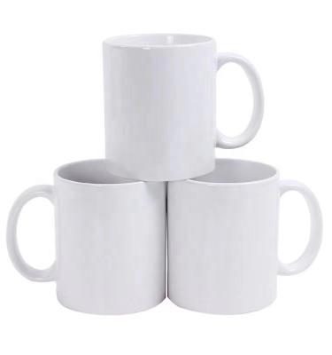 China Sublimation 11oz Sublimation Good Quality White Custom Mug Ceramic Coffee Mugs for sale