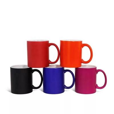 China Viable 11oz Mug Wholesale Hot Sale Ceramic Coffee Mugs Customized Logo Blank Sublimation Ceramic Mugs for sale