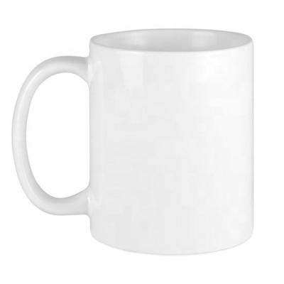 China Viable Wholesale Mug 11oz Sublimation 11oz Ceramic White Mug Sizes Custom Mug For Sublimation for sale