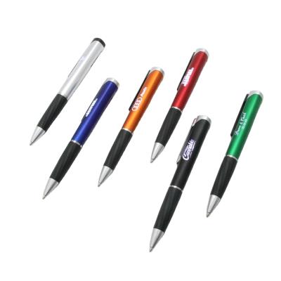 China Promotional Pen Plastic Promotional Light Up Led Pen Logo Engraved Pen OEM Customized Logo Ball Pen for sale