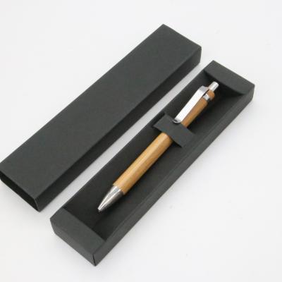 China Promotional pen set paper box eco bamboo promotional pen with customer logo for sale