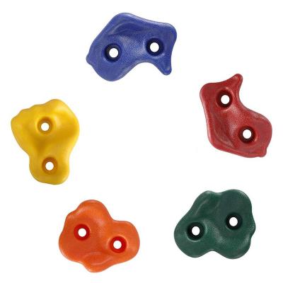 China Weather Resistant Climbing Wall Stands Top Fashion Kids Adults Climbing Playground Monkey Holds Rock Rocks To Stone Wall Climbing Stones for sale