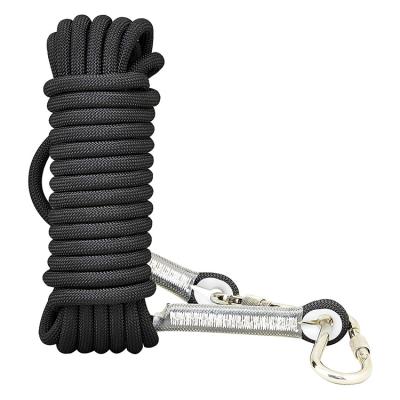 China Custom Logo 12Mm 14Mm 16Mm Durable Safety Rope High Tensile Braided Polyester Climbing Rope for sale