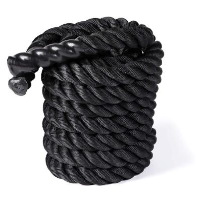 China Commercial Use Factory Manufacturer Wholesale Price Strength Training Poly Rope Dacron Exercise Cardio Battle Heavy Rope for sale