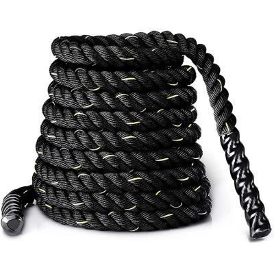 China Custom Commercial Use Battle Ropes Operate Gym Battle Rope Outdoor Workout Exercises Battle Ropes With Anchor Kit for sale