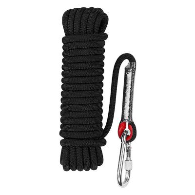 China Durable High Strength Outdoor Escape Fire Rescue Rope Parachute Rope Safety Climbing Rope Static Work Rappelling for sale