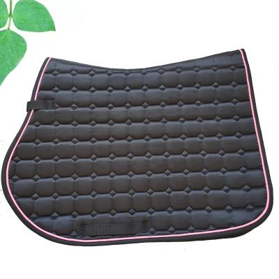 China Different Shape Cotton Quilting Saddle Pad Reinforce Saddle Pad Textile Dressage Equestrian Saddle Cloth for sale