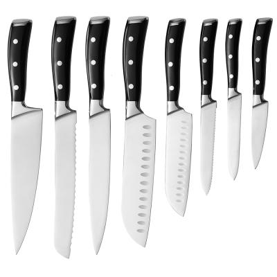 China New Arrival Sustainable Knife Set 5Cr15mov Stainless Steel Kitchen Chef Knife Set for sale