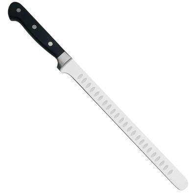 China Stocked 11 Inch High End Chinese Professional Chef Kitchen Knife German Han Knessh With Black Handle for sale